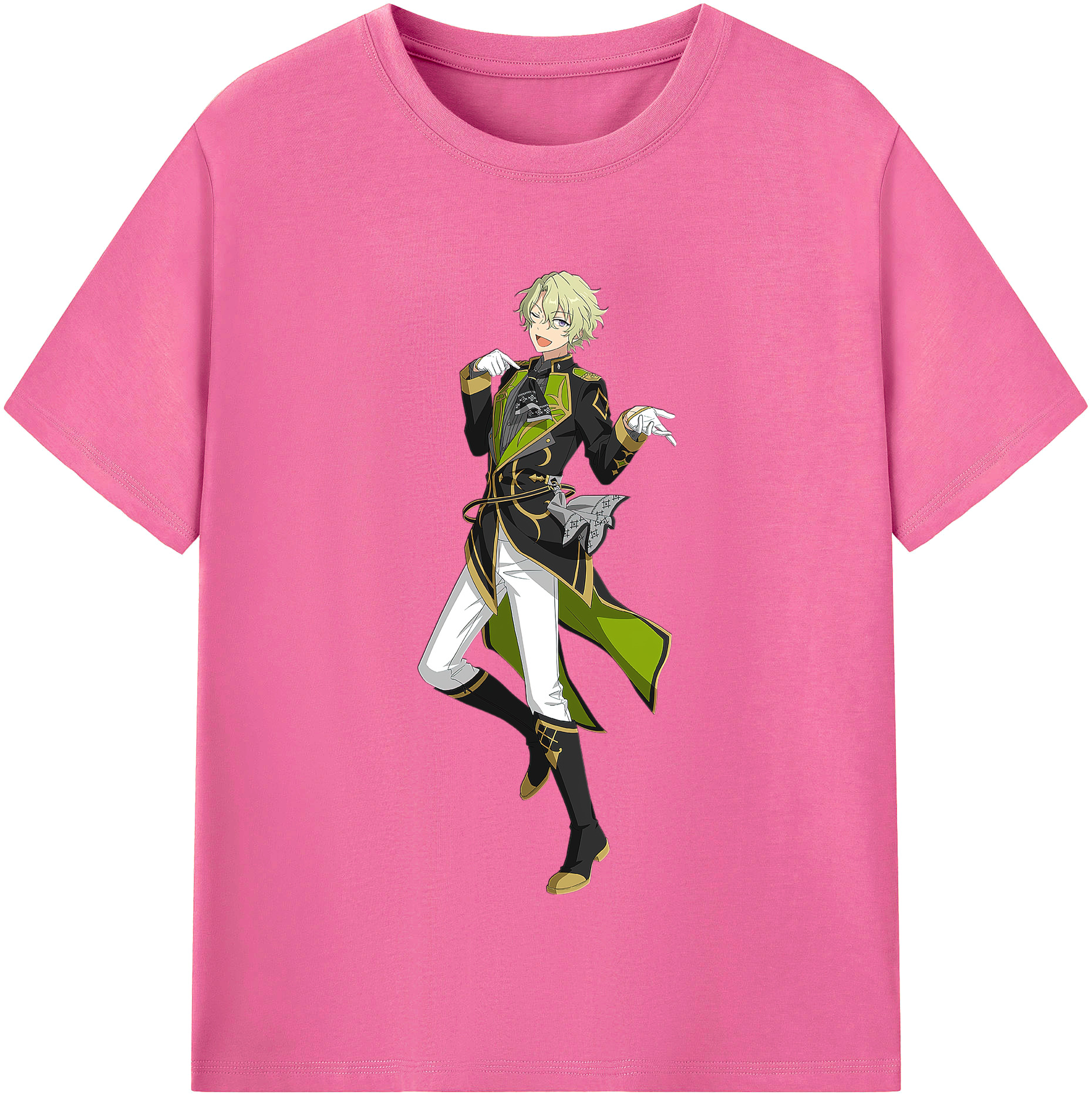 （画像用） あんさんぶるスターズ! Ensemble Stars レディースカジュアルプリントTシャツ（綿100％）